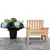 Grave Pot Artificial Flowers Bench Blue + Dad/Grandad/Husband/Brother/Son Card