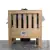Grave Pot Artificial Flowers Bench Blue + Dad/Grandad/Husband/Brother/Son Card