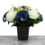 Grave Pot Artificial Flowers Bench Blue + Dad/Grandad/Husband/Brother/Son Card