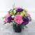 Artificial Grave Pot Flowers Pink Purple Carnations Memorial Crem Tribute