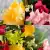 Grave Pot Artificial Silk Flowers Yellow Roses Pink Mini Roses Memorial Crem