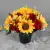 Artificial Grave Pot Flowers Yellow Sunflowers and Red Carnations Memorial Crem
