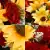 Artificial Grave Pot Flowers Yellow Sunflowers and Red Carnations Memorial Crem