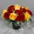 Artificial Grave Pot Flowers Yellow Roses and Red Carnations Memorial Crem