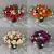 Grave Pot Artificial 16 Head Open Roses & Weather-Resistant Plastic Gyp/Greenery