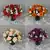 Grave Pot Artificial 16 Head Open Roses & Weather-Resistant Plastic Gyp/Greenery