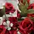 Grave Pot Artificial 16 Head Open Roses & Weather-Resistant Plastic Gyp/Greenery