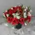 Grave Pot Artificial 16 Head Open Roses & Weather-Resistant Plastic Gyp/Greenery
