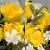 Grave Pot Artificial 16 Head Open Roses & Weather-Resistant Plastic Gyp/Greenery