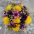 Lilac Dahlia & Yellow Carnations | Artificial Flower Pot | Grave/Memorial/Crem