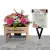 Artificial Grave Pot Flowers Bench White Dahlias + Mum/Nan/Sister Memorial Card