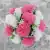 Artificial Grave Pot Flowers Light Pink White Carnations Memorial Crem Tribute