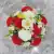 White Cosmos & Red Carnations | Artificial Flower Pot | Grave/Memorial/Crem