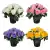 Grave Pot Artificial Silk Flowers Full 16-Head Roses Crem Arrangement Memorial