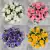 Grave Pot Artificial Silk Flowers Full 16-Head Roses Crem Arrangement Memorial
