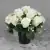 Grave Pot Artificial Silk Flowers Full 16-Head Roses Crem Arrangement Memorial