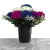 Grave Pot Artificial Silk Flowers Blue Purple Honeydew Carnations Memorial Crem