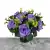 Grave Pot Artificial Silk Various Roses Rosebud & Mini-Roses Arrangement