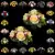 Matching Pair of Grave Pots with Artificial Grave Flowers (Various Designs)