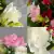 Matching Pair of Grave Pots with Artificial Grave Flowers (Various Designs)