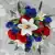 Matching Pair of Grave Pots with Artificial Grave Flowers (Various Designs)
