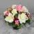 Artificial Grave Pot Flowers Pink & Cream Roses/Rosebud/Mini-Roses Memorial Crem